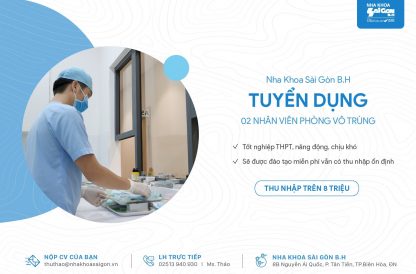 Hệ thống Nha Khoa Sài Gòn B.H – Peace Dentistry | Thông Báo Tuyển Dụng